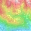 Topografische kaart Ravoire, hoogte, reliëf