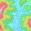 Topografische kaart Cogozzo, hoogte, reliëf