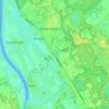Topografische kaart Bergsche Heide, hoogte, reliëf