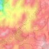 Topografische kaart Mativet, hoogte, reliëf