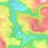 Topografische kaart Espinasse, hoogte, reliëf