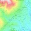 Topografische kaart Trucheis, hoogte, reliëf