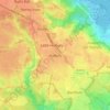 Topografische kaart Holbury, hoogte, reliëf