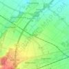Topografische kaart Elsig, hoogte, reliëf