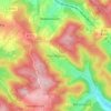 Topografische kaart Ober-Nauses, hoogte, reliëf