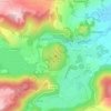Topografische kaart Le Tartaret, hoogte, reliëf