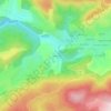 Topografische kaart Farayuc, hoogte, reliëf