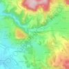 Topografische kaart La Paravent, hoogte, reliëf