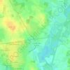 Topografische kaart Les Grands Evignés, hoogte, reliëf
