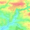 Topografische kaart La Migraine, hoogte, reliëf