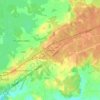 Topografische kaart Muukko, hoogte, reliëf