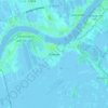 Topografische kaart Ameide, hoogte, reliëf