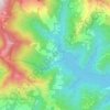Topografische kaart Bavastri, hoogte, reliëf
