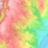 Topografische kaart La Balgairie, hoogte, reliëf