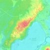 Topografische kaart Kapele, hoogte, reliëf