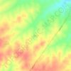 Topografische kaart Jibb Jerawa, hoogte, reliëf