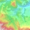 Topografische kaart Bras Marron, hoogte, reliëf