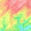 Topografische kaart L'Écoulanderie, hoogte, reliëf