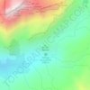 Topografische kaart Roche Blanche, hoogte, reliëf