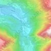 Topografische kaart Habichen, hoogte, reliëf