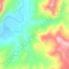 Topografische kaart Anapoima, hoogte, reliëf