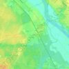 Topografische kaart Lataste Sud, hoogte, reliëf