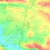 Topografische kaart La Griffais, hoogte, reliëf