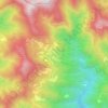Topografische kaart Gavigno, hoogte, reliëf