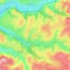 Topografische kaart Chambaud, hoogte, reliëf