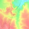 Topografische kaart Woomera, hoogte, reliëf