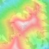 Topografische kaart Tumbling NE5, hoogte, reliëf
