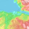 Topografische kaart Elle, hoogte, reliëf