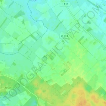 Topografische kaart Neu Ebersdorf, hoogte, reliëf
