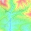 Topografische kaart Los Peñoncillos, hoogte, reliëf