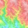 Topografische kaart Mailhac, hoogte, reliëf