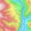 Topografische kaart di Qua, hoogte, reliëf