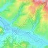 Topografische kaart Alayrac, hoogte, reliëf