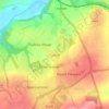 Topografische kaart Tudhoe, hoogte, reliëf