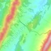 Topografische kaart Hightown, hoogte, reliëf