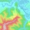 Topografische kaart Zmala, hoogte, reliëf