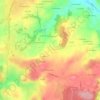 Topografische kaart Brangolo, hoogte, reliëf