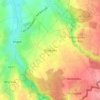Topografische kaart Onnezies, hoogte, reliëf