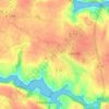 Topografische kaart Résidence des Abers, hoogte, reliëf