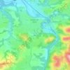 Topografische kaart Haltzuia, hoogte, reliëf