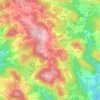 Topografische kaart Langfirling, hoogte, reliëf