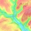 Topografische kaart Marseille-en-Beauvaisis, hoogte, reliëf