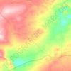 Topografische kaart Gobi, hoogte, reliëf