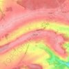 Topografische kaart Lesve, hoogte, reliëf