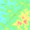 Topografische kaart Boen, hoogte, reliëf