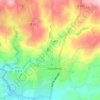 Topografische kaart La Thébaudière, hoogte, reliëf
